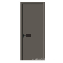 Puertas de diseño modernas de buena calidad Pintura de lujo de lujo Melamine Apartment Mdf Puerta Puerta Puerta GO-Q0011